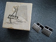 Manschettenknöpfe Silber 925 David Andersen Norwegen Wikinger SAGA inkl. Box