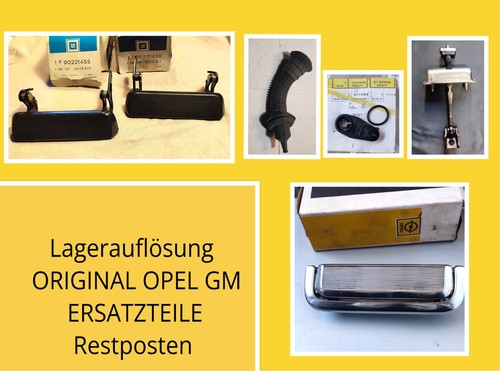 Lagerauflösung original opel - lagerauflÖsung:,