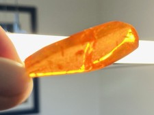 Bernstein vintage Anhänger Bernsteinanhänger 6g Schmuck Kette Antik - defekt