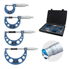 4x Bügelmessschraube Set 0-25 50 75 100mm Micrometer Messschraube analog 0,01mm