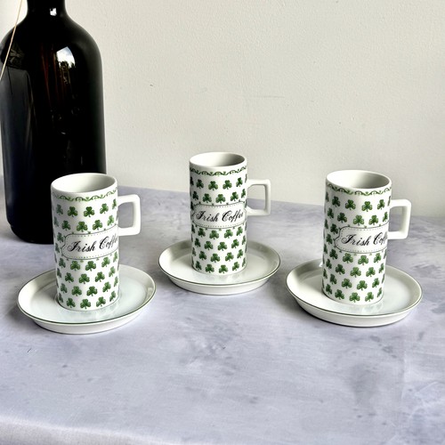 Irish coffee mug - coffee, set