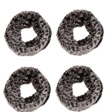 Schal grau Webpelz Loop