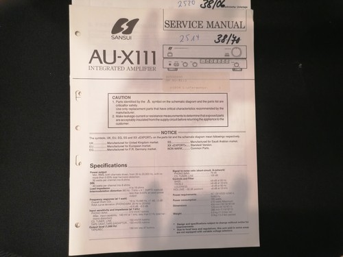 Original service manual - service,