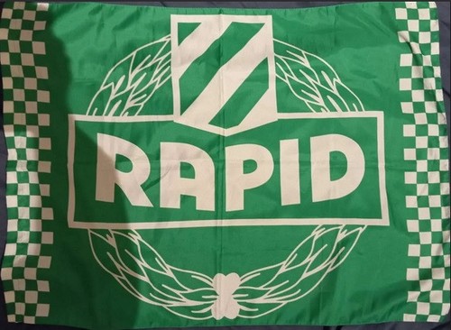 Rapid wien block - west, fahne