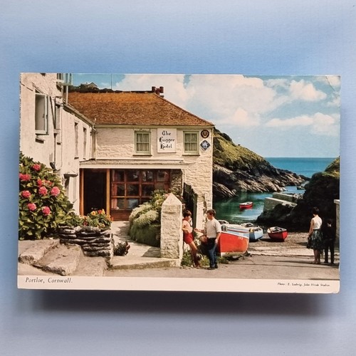 Portloe postkarte 1972 - portloe,