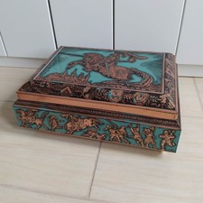 Große vintage Blechdose Lebkuchentruhe |  E. Otto Schmidt Nürnberg |  50er Jahre