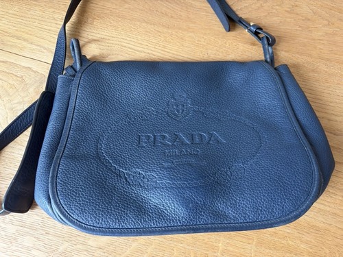 Prada vitello daino leder - prada,