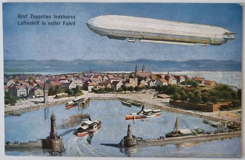 Zeppelin litho graf - /,