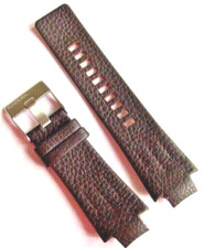 DIESEL Original Ersatzband Lederarmband DZ4128 Uhrband Braun watch strap 17 mm