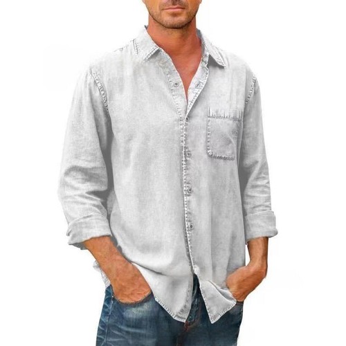 Herren jeanshemd knöpfe jeans - knöpfe,