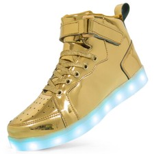 LED Farbwechsel Schuhe Sneaker Leuchtende Turnschuhe Blinkschuhe 2024