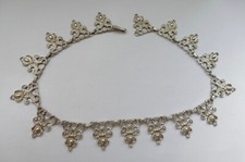 BAS Blachian Collier 925 Silber rhodiniert Vintage 70er collier silver