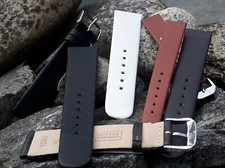 Lederarmband Uhrband Lederband Made in Germany Uhrenarmband Schwarz Armband Uhr