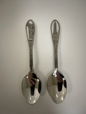 2  New York Löffel Souvenir Spoon Teelöffel Empire State Building  