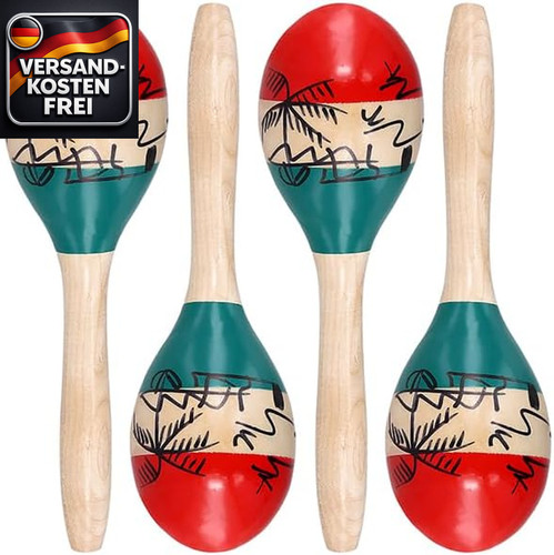 Holz maracas set paar - holz,
