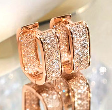 Zirkonia Ohrringe Creolen für