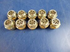 10 x   RFT  "  STECKVERBINDER TYP GD11A  "  NEU. 6polig.