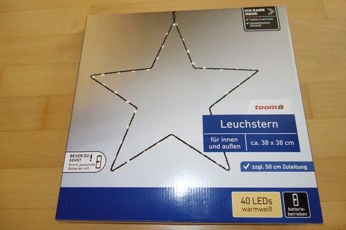 Led leuchtstern 38cm - led,