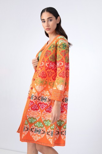 Ivko woman coatigan orange - ,