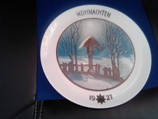 Weihnachtsteller Rosenthal 1927 Entwurf Professor Theo Schmuz-Baudiss