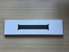 Apple Watch Leather Link Lederarmband Schwarz S/M 42/44/45/46mm