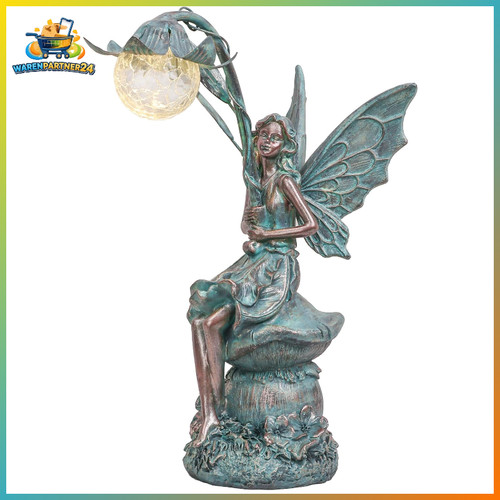 Gartendeko elfenfigur 35cm - elfenfigur, mit