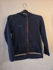 Vaude Fleece Jacke Gr. 140 blau Junge Unisex Outdoor Übergangsjacke Kapuzenjacke