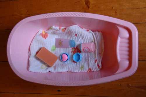 Große rosa puppen - große,