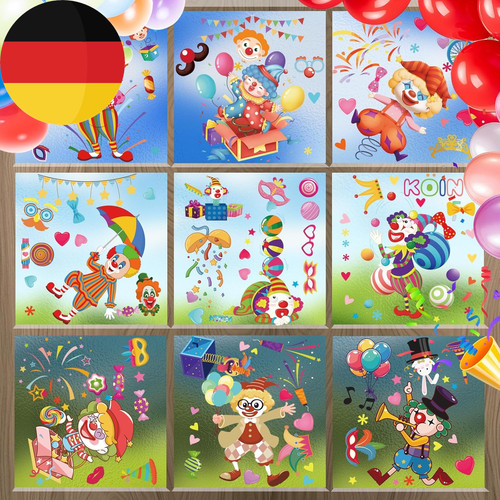Karneval deko sheets - deko,9,