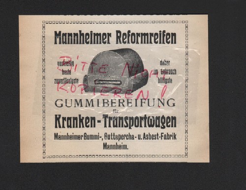 Mannheim werbung 1911 - mannheim,,