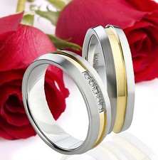 2 Ringe Eheringe Trauringe