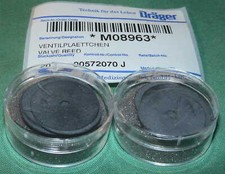 20 DRÄGER VENTILPLÄTTCHEN M08963 Ventil Pumpe Valve Narkosegerät Plättchen Sulla