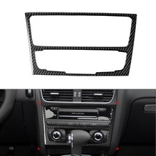 Carbon Schwarz Konsole CD Panel Trim Für Audi A4 B8 A5 Q5 B7 2009-2016
