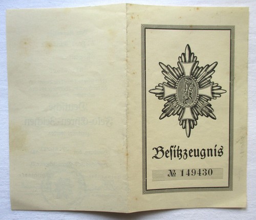 Besitzzeugnis deutsche - besitzzeugnis,