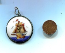 Alter  Porzellan Anhänger mit