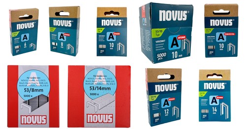 Tackerklammern typ novus - a,