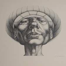 Rudolf Hausner Man Portrait