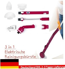 Turbo Scrub Elektrische Reinigungsbürste Reinigung Scrubber inkl. 3 Bürstenköpf