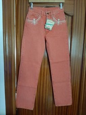 Pantalón Vaquero marca El Charro de mujer ajustados color coral talla 28