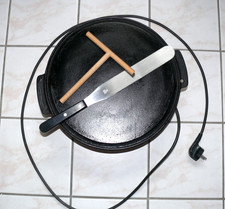 Crepemaker / Tischgrill (2 in 1)  von Rowenta, robuste Gußeisenplatte + Zubehör
