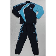 Vintage Marseille Adidas Trainingsanzug Saison 2009/10 Dunkelblau Größe L