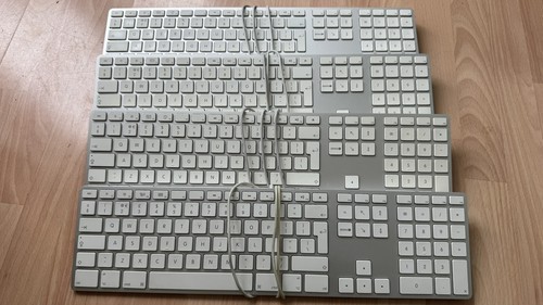 Apple aluminium wired keyboard - apple,