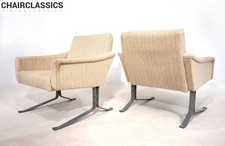 2er Set Röhl Freischwinger Loungesessel,1960
