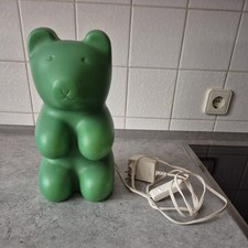orig. Heico Gummibärchen vintage Lampe, Gummibär Lampe,grün, ca.30 cm