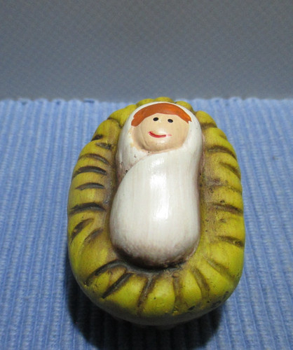 Krippenfigur jesuskind alt - krippenfigur,