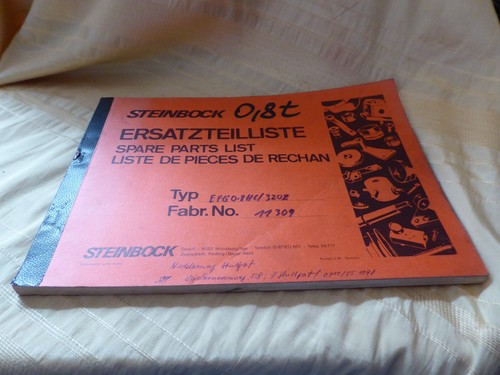 Ersatzteilliste steinbock - ersatzteilliste,