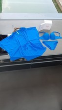 Prima Donna*Freedom*SCHALEN BIKINI mit Bügel *Gr.70G + Hose 36/38*Blau + TUNIKA*