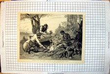 Alte Gummier Kanu Szene