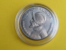 Münze Silber Medio Balboa Panama 1970  11,5 Gramm