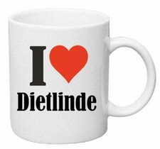 Kaffeetasse I Love Dietlinde